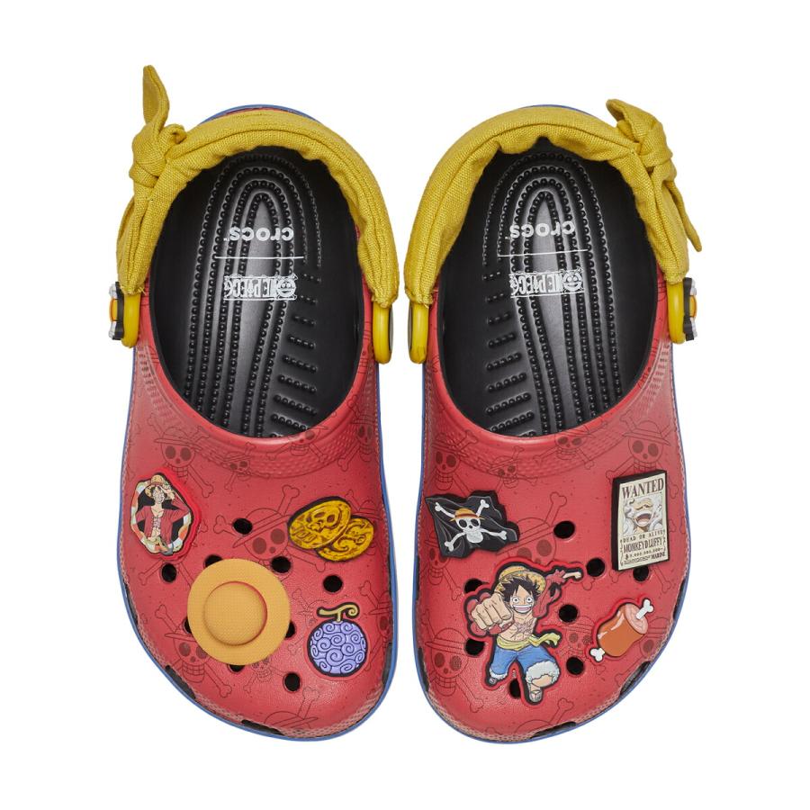 クロックス ワンピース ルフィ クラシック クロッグ キッズ マルチ crocs ONE PIECE LUFFY CLASSIC CLOG K 212127-90hの画像