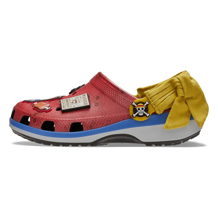 クロックス ワンピース ルフィ クラシック クロッグ キッズ マルチ crocs ONE PIECE LUFFY CLASSIC CLOG K 212127-90hの画像