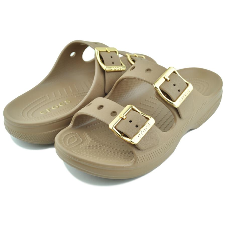 crocs（クロックス） サタデー メタリック バックル サンダル