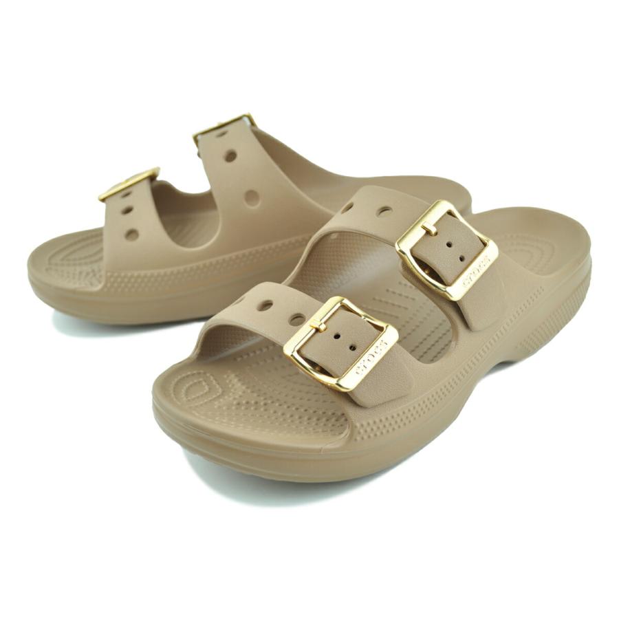 crocs（クロックス） サタデー メタリック バックル サンダル