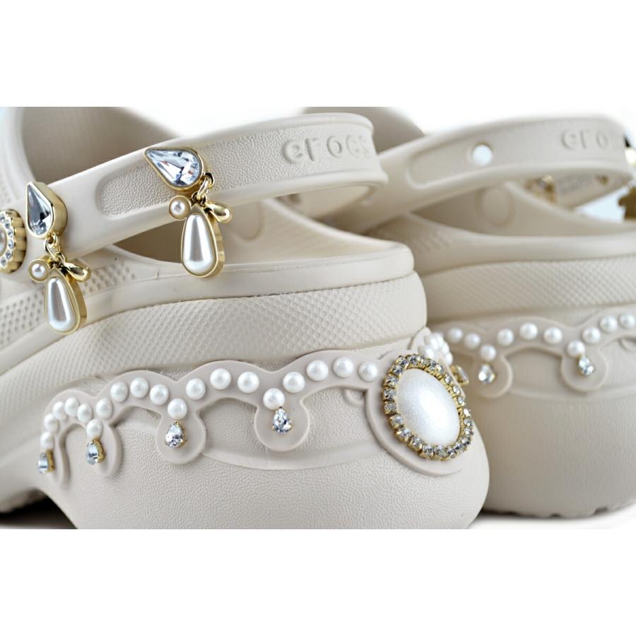 ぽんひろ crocs（クロックス） ベイ ピナクル エンベリッシュド クロッグ