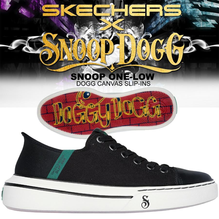 SKECHERS（スケッチャーズ） スヌープ ワン ロー ドッグ キャンバス