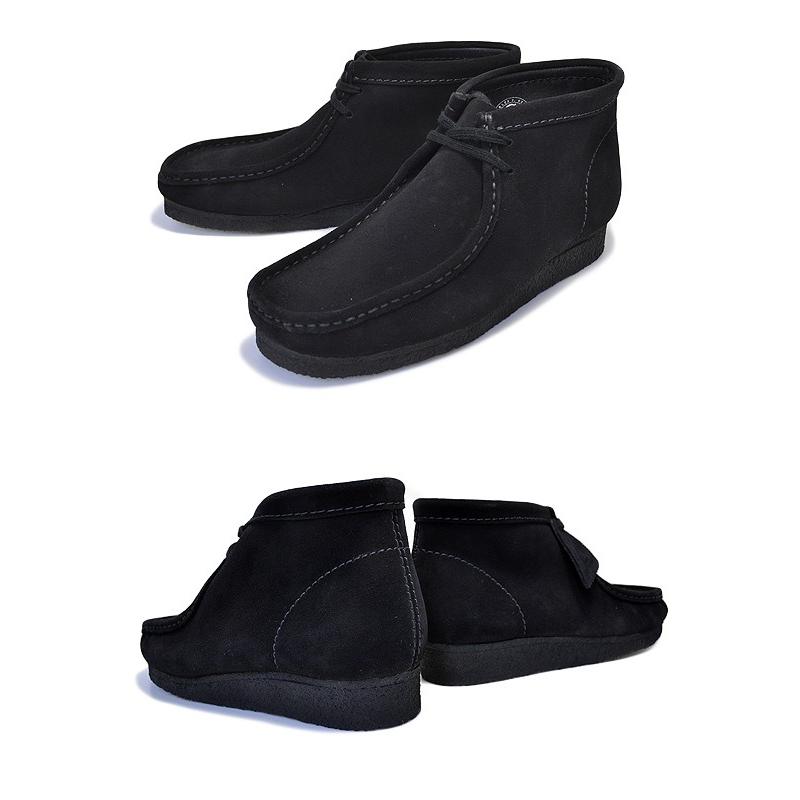 Clarks（クラークス） ワラビー ブーツ CLARKS WALLABEE BOOT BLACK