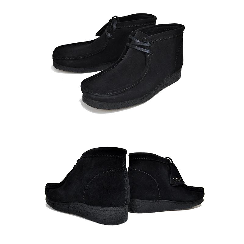 クラークス ワラビー ブーツ CLARKS WALLABEE BOOT BLACK SUEDE 26155517 ブラックスウェード 靴 カジュアル スエード｜ltd-online｜03