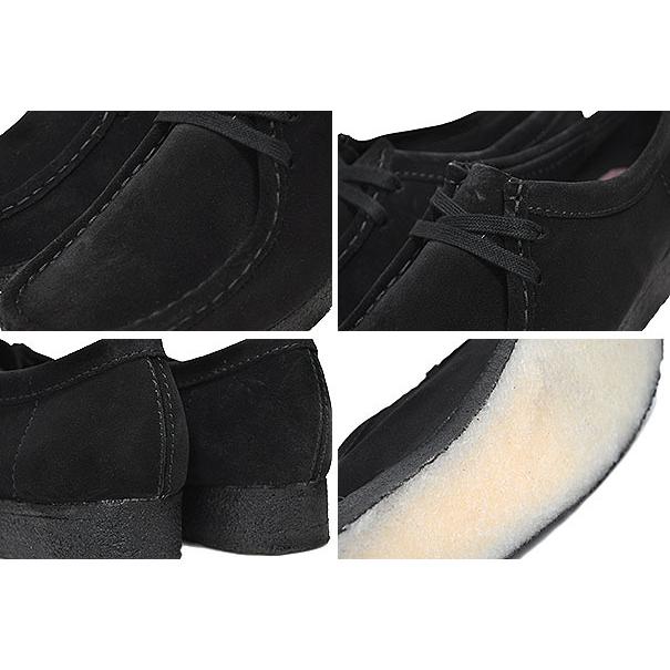 クラークス ウィメンズ ワラビー CLARKS W WALLABEE BLACK SUEDE 26155522 ブラック スウェード レディース スエード｜ltd-online｜04