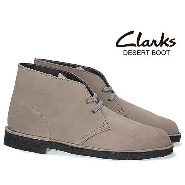 クラークス デザートブーツ CLARKS DESERT BOOT GREY SUEDE 26161792 FIT G グレー スエード