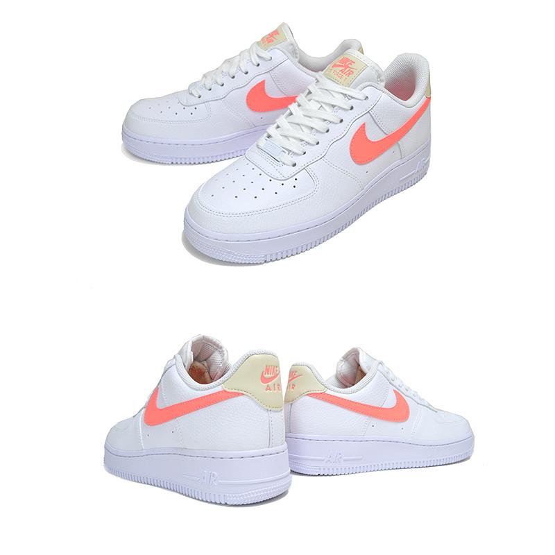 Nike Air Force 1 ホワイト/ピンク（315） NIKE ナイキ ウィメンズ エアフォース 1 ロー 07 WMNS AIR FORCE