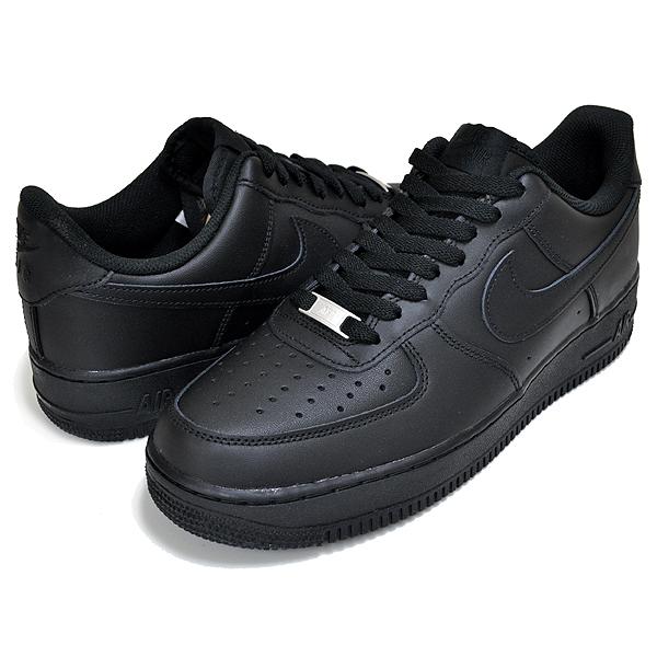 Nike Air Force 1 ブラックスニーカー NIKE（ナイキ） エアフォース 1 '07 NIKE AIR FORCE 1 07 black/black