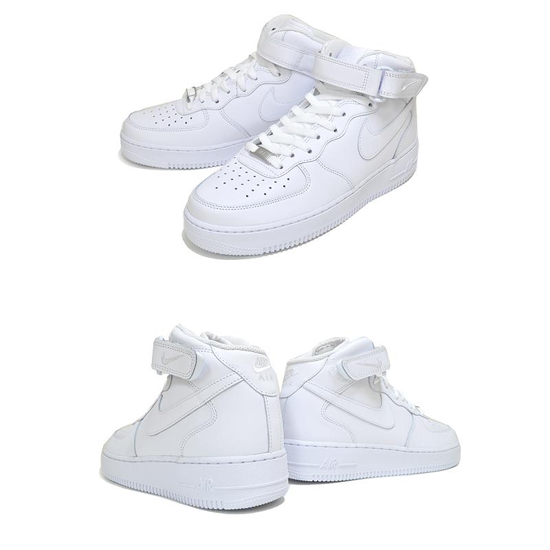 NIKE ナイキ エアフォース 1 ミッド 07 AIR FORCE MID white NIKE ナイキ エアフォース 1 ミッド 07 AIR FORCE MID white