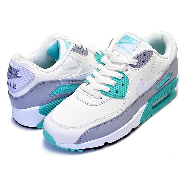 ナイキ ウィメンズ エアマックス 90 NIKE WMNS AIR MAX 90 sail/white-wolf grey 325213-140 スニーカー AM90 クリーム グリーン｜ltd-online｜02