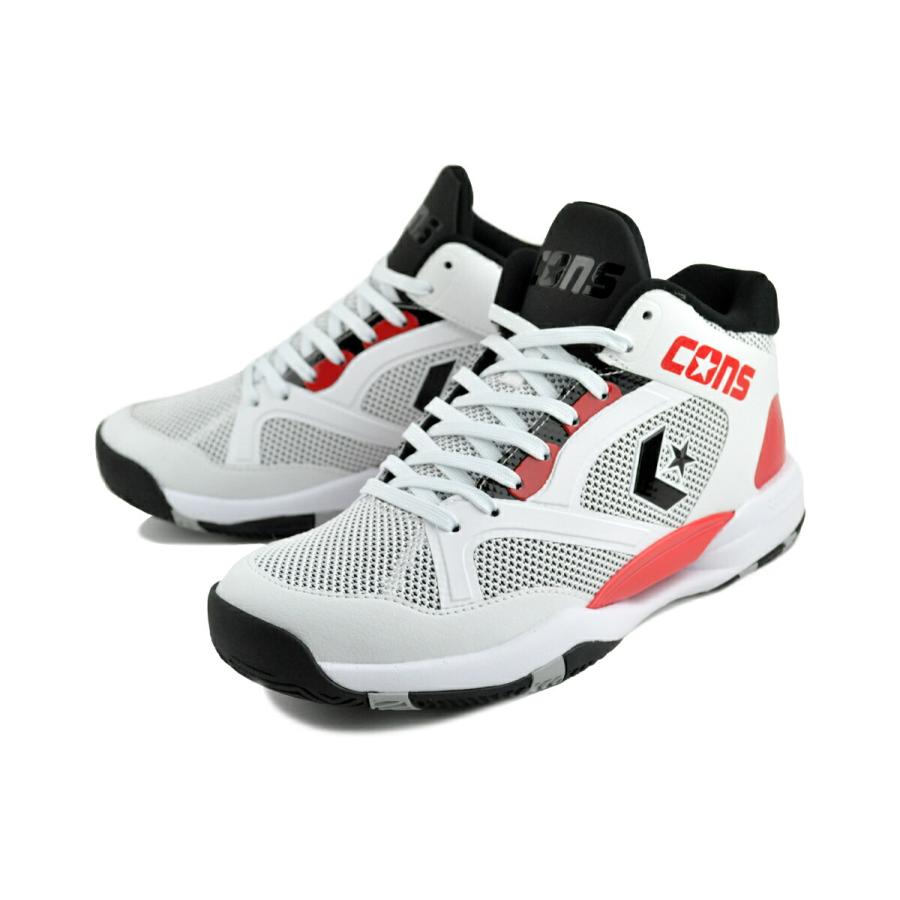 CONVERSE コンバース アクセレレーター ミッド ホワイト レッド