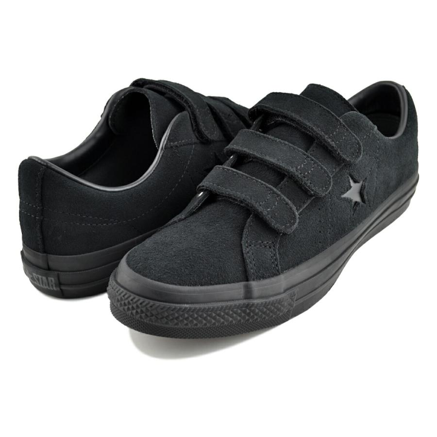 CONVERSE ONE STAR SUEDE V-3 ブラック CONVERSE（コンバース） ワンスター スエード V-3 ブラック CONVERSE