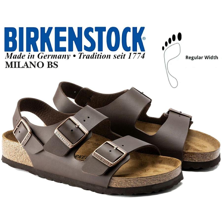 Birkenstock Milano ダークブラウン サンダル ビルケンシュトック BIRKENSTOCK Milano NL 【ナロー幅】 ユニ