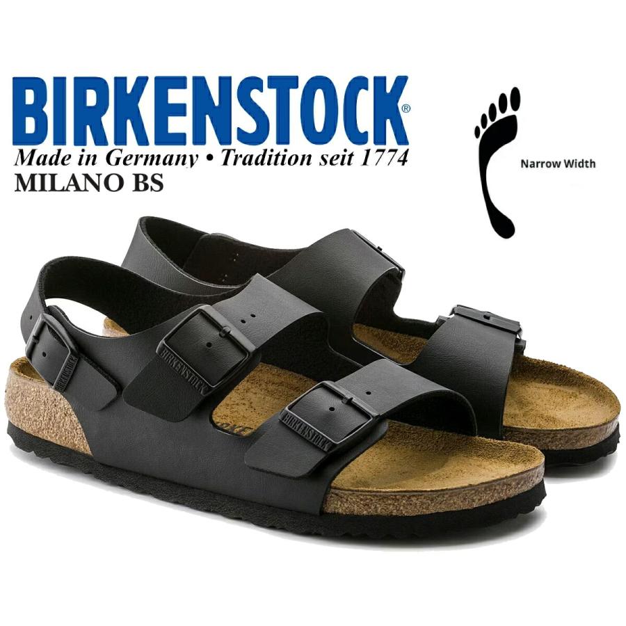BIRKENSTOCK（ビルケンシュトック） [ポイント10倍] ミラノ BS レギュラーフィット ブラック BIRKENSTOCK ...