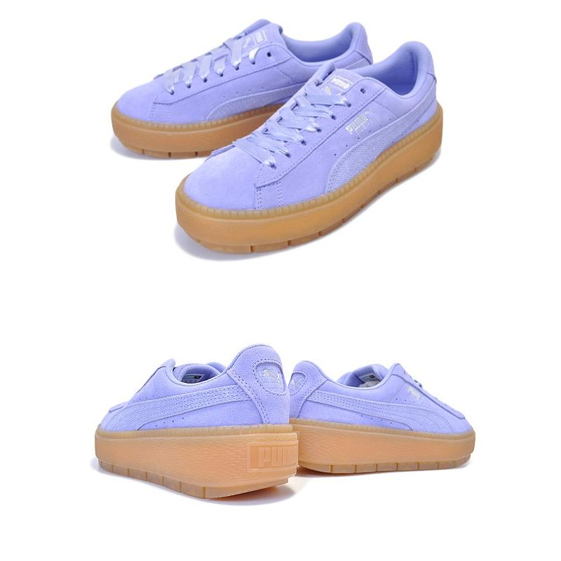 PUMA／PLATFORM TRACE BUCKLE WNS スニーカー PUMA（プーマ） スウェード プラットフォーム PUMA PLATFORM TRACE