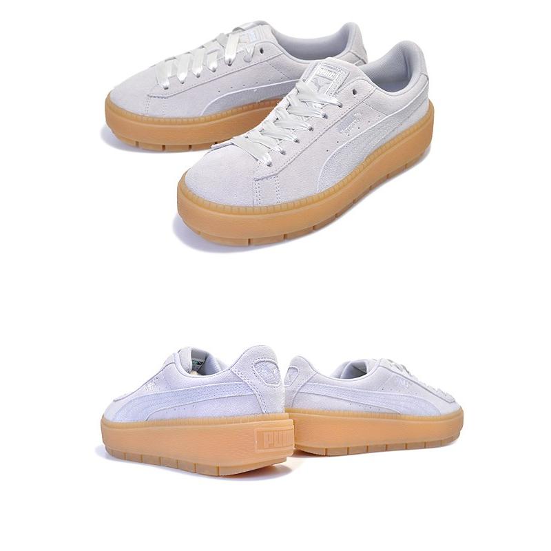 プーマ スウェード プラットフォーム PUMA PLATFORM TRACE EMBOSS WNS Grey Violet-Puma White 369643-02 SUEDE PLATFORM ガム :369643-02:LTD Online - 通販 - Yahoo!ショッピング