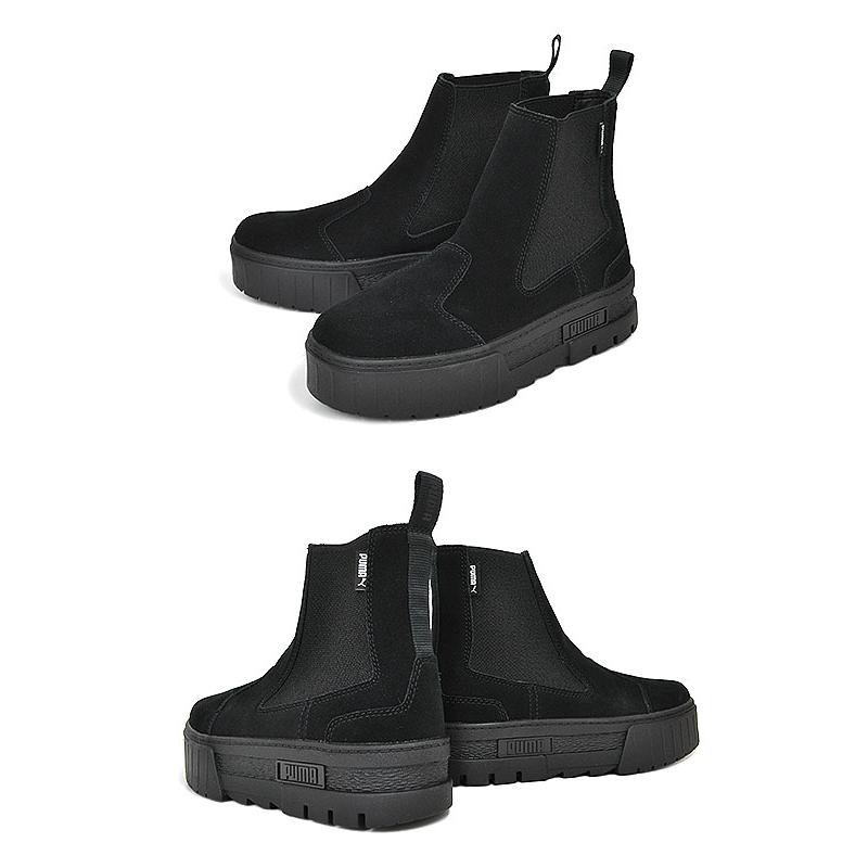 未使用✨PUMA ブラック メイズ　チェルシー PUMA（プーマ） ウィメンズ メイズ チェルシー スウェード PUMA MAYZE