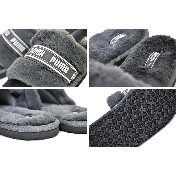 PUMA（プーマ） フラッフ BX サンダル PUMA FLUFF BX CHARCOAL GREY