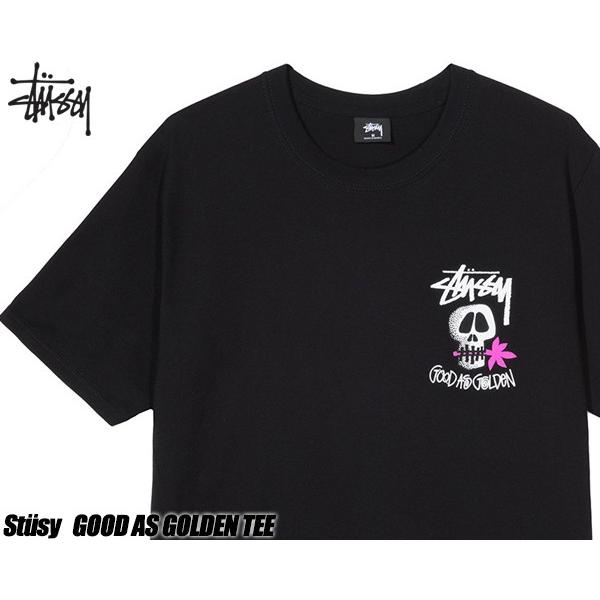 STUSSY（ステューシー） Tシャツ STUSSY GOOD AS GOLDEN TEE BLACK