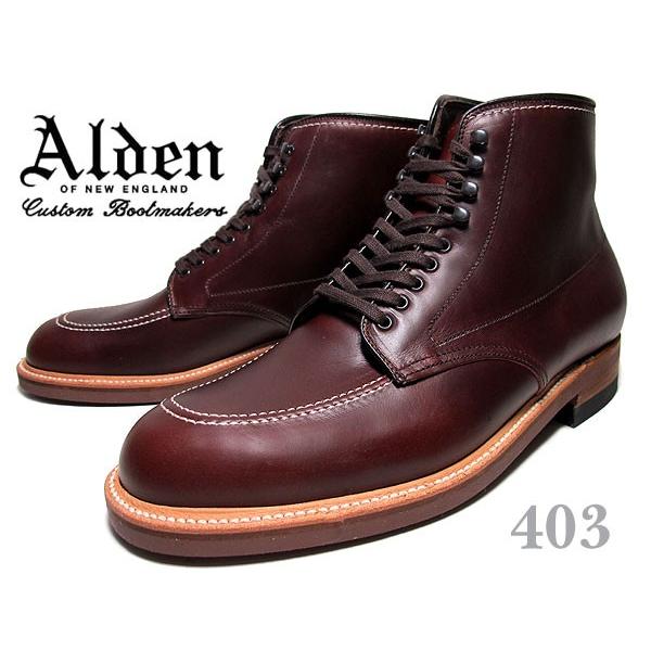 ALDEN（オールデン） インディーブーツ 403 Indy Boots DARK BROWN