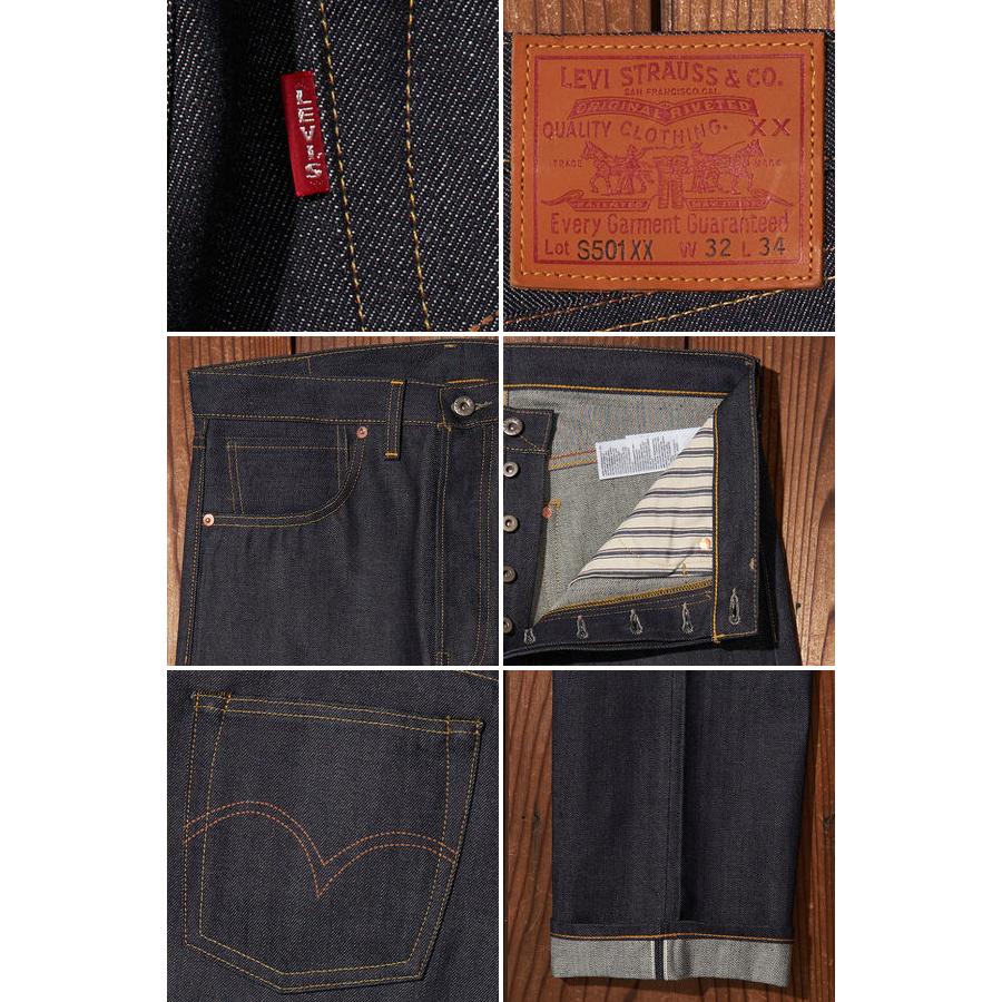 リーバイス ヴィンテージクロージング S501XX 1944年モデル オーガニック LEVIS VINTAGE CLOTHING 1944 S501XX ORGANIC RIGID 445010088 Indigo 大戦 日本製｜ltd-online｜04