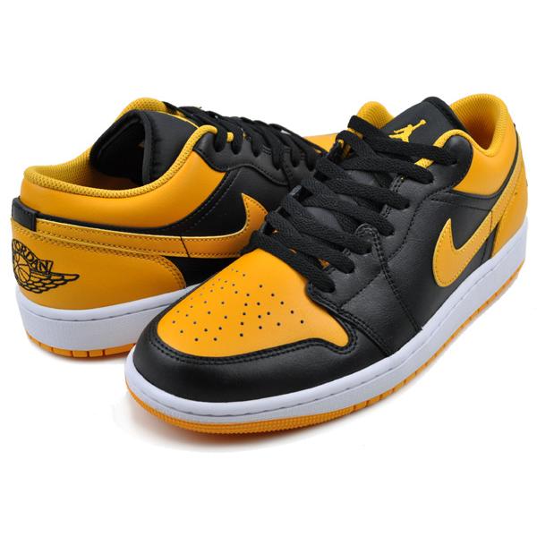 ナイキ エアジョーダン 1 ロー NIKE AIR JORDAN 1 LOW black/yellow ochre-white 553558-072 スニーカー イエローオークル ブラック AJ1｜ltd-online｜02