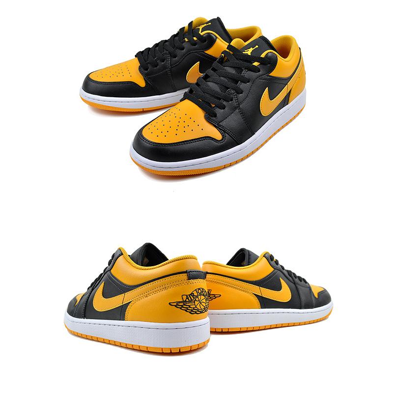 ナイキ エアジョーダン 1 ロー NIKE AIR JORDAN 1 LOW black/yellow ochre-white 553558-072 スニーカー イエローオークル ブラック AJ1｜ltd-online｜03