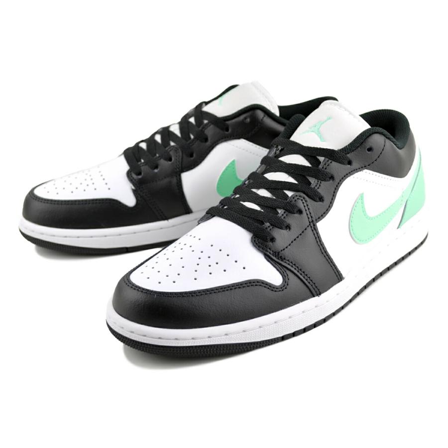 エア ジョーダン 1 ナイキ ロー ホワイト ブラック グリーングロウ