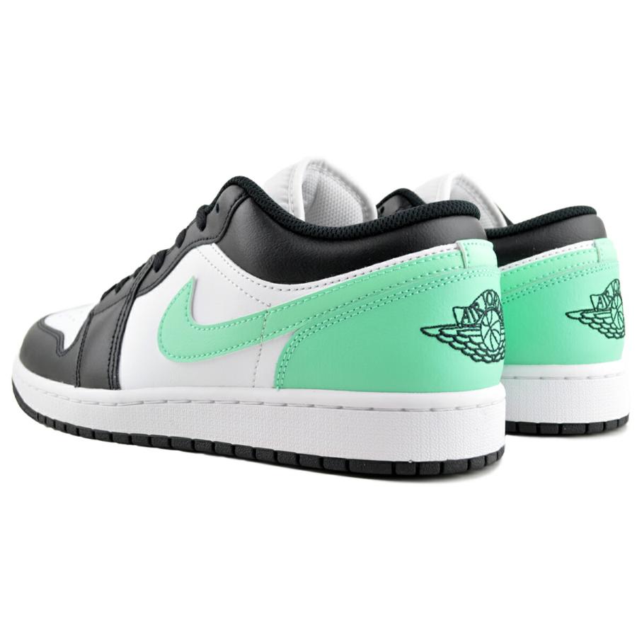 エア ジョーダン 1 ナイキ ロー ホワイト ブラック グリーングロウ