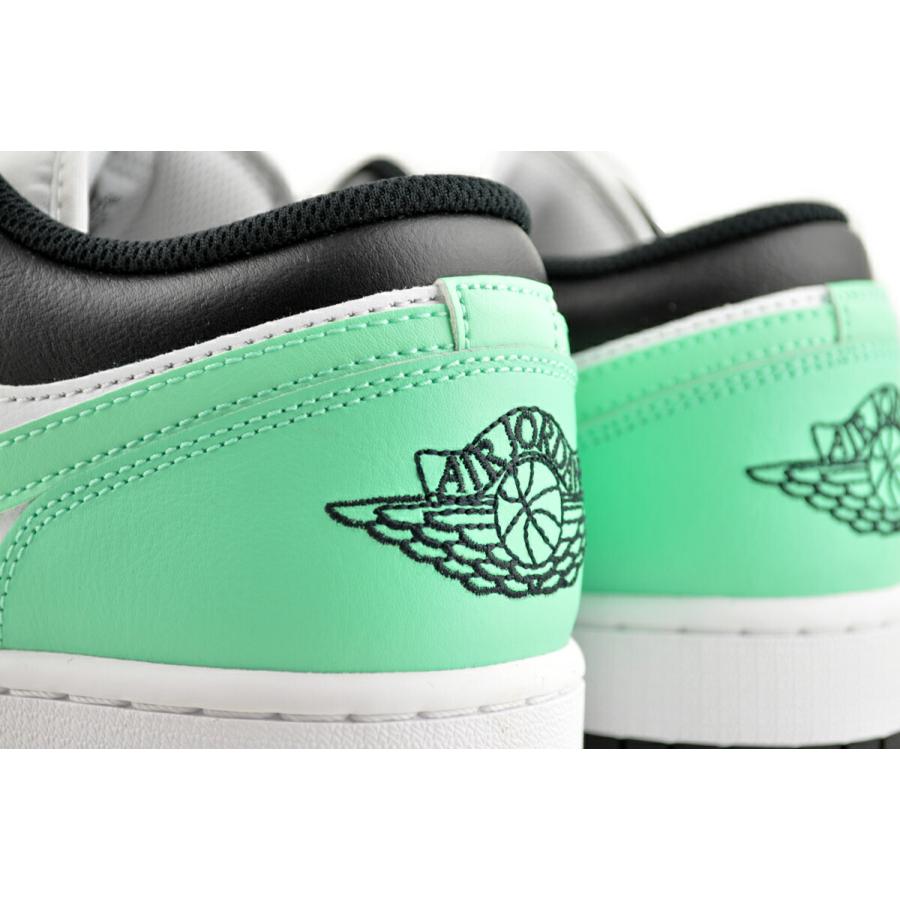 エア ジョーダン 1 ナイキ ロー ホワイト ブラック グリーングロウ