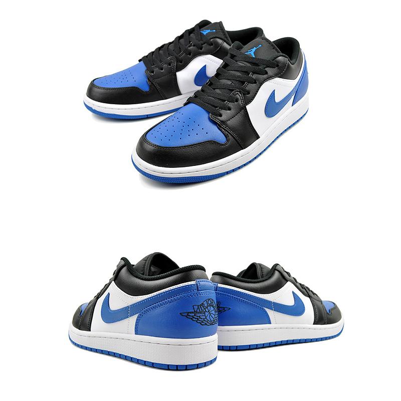 ナイキ エアジョーダン 1 ロー NIKE AIR JORDAN 1 LOW white/royal blue-black-white ROYAL TOE 553558-140 スニーカー AJ1 ロイヤル トゥ ブルー｜ltd-online｜03