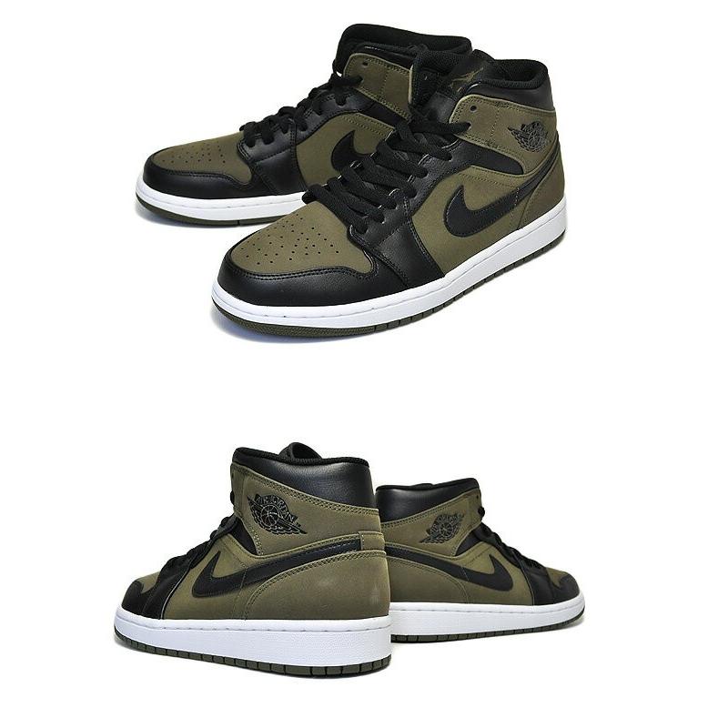 Jordan ナイキ エアジョーダン 1 NIKE AIR JORDAN MID olive Jordan ナイキ エアジョーダン 1 NIKE AIR JORDAN MID olive