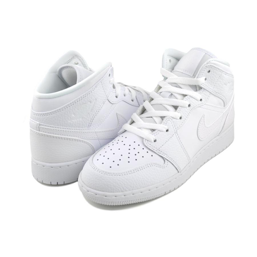 エア ジョーダン 1 ナイキ MID GS ホワイト NIKE AIR JORDAN 1MID(GS