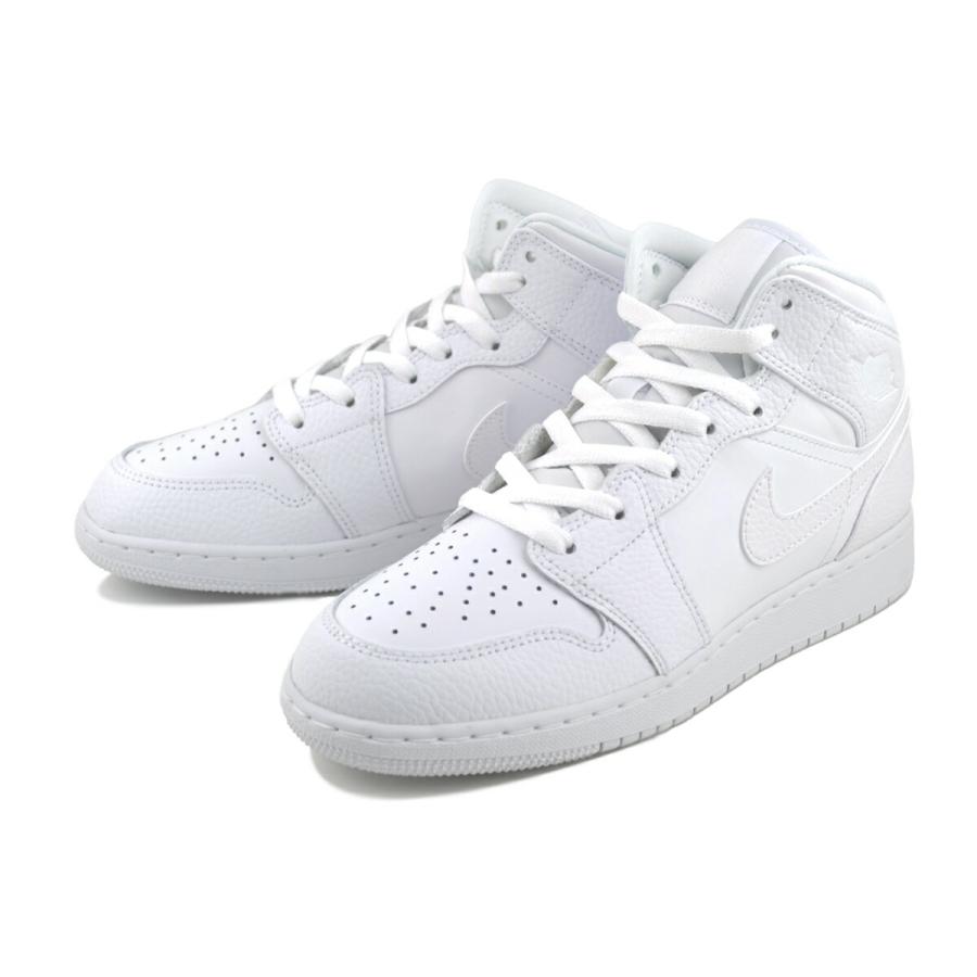 エア ジョーダン 1 ナイキ MID GS ホワイト NIKE AIR JORDAN 1MID(GS