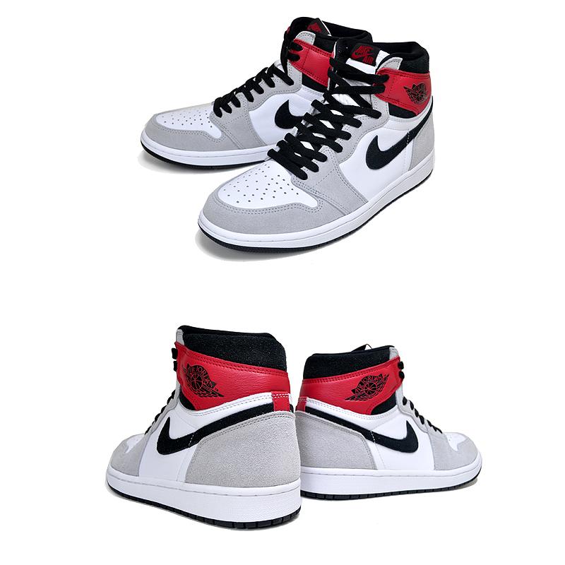Jordan NIKE AIR JORDAN 1 RETRO HI OG white/black-lt smoke grey