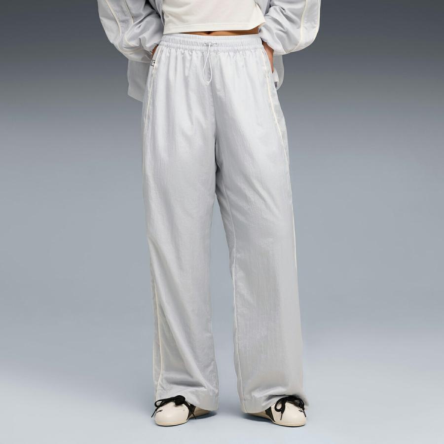 ブラックピンク ロゼ × プーマ T7 リラックスド トラック パンツ シルバーミスト PUMA ROSE T7 RELAXED TRACK PANTS SILVER MIST 633796-32_6