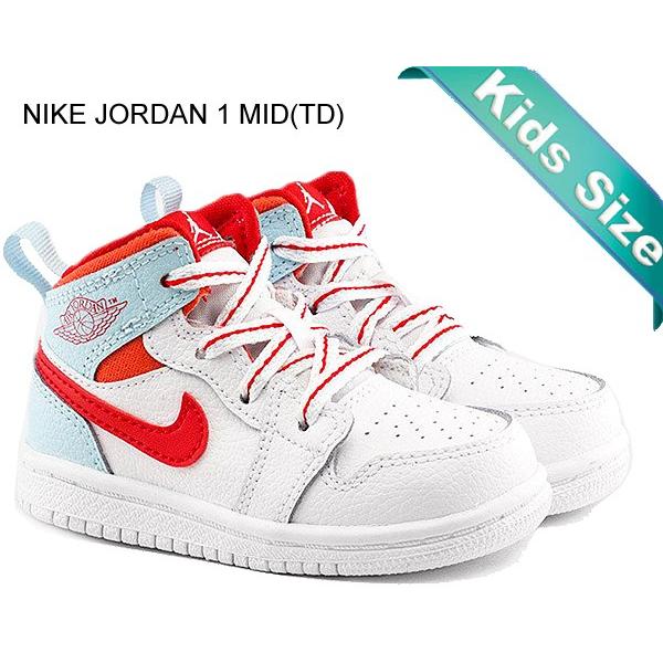 NIKE（ナイキ） ジョーダン 1 トドラー NIKE JORDAN 1 MID(TD) white