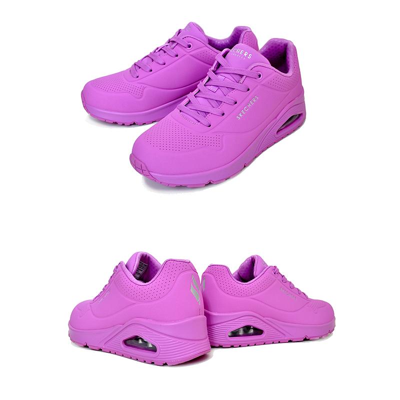 SKECHERS スケッチャーズ UNO-STAND ON AIR レディーススニーカー(ウノスタンドオンエアー) 73690 PNK【EC】 ピンク SKECHERS（スケッチャーズ） ウノ スタンド オン エア SKECHERS UNO