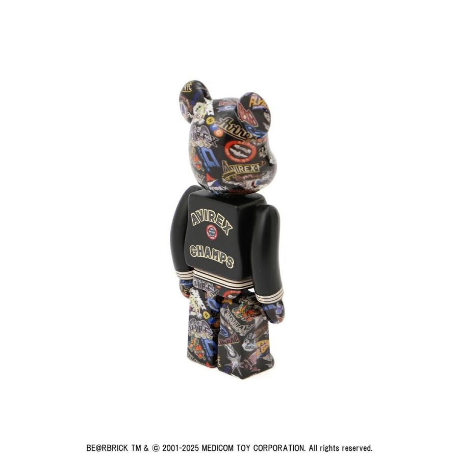 AVIREX（アヴィレックス） ベアブリック 50th バーシティ 100％ & 400