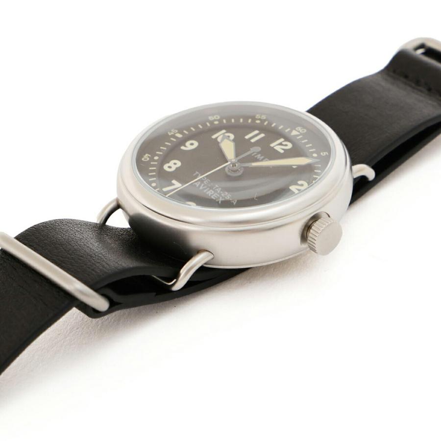 アヴィレックス タイメックス タイプ 25A ミリタリー ウォッチ ブラック AVIREX TIMEX TYPE-25A MILITARY WATCH BLACK 783-5973002-010の画像