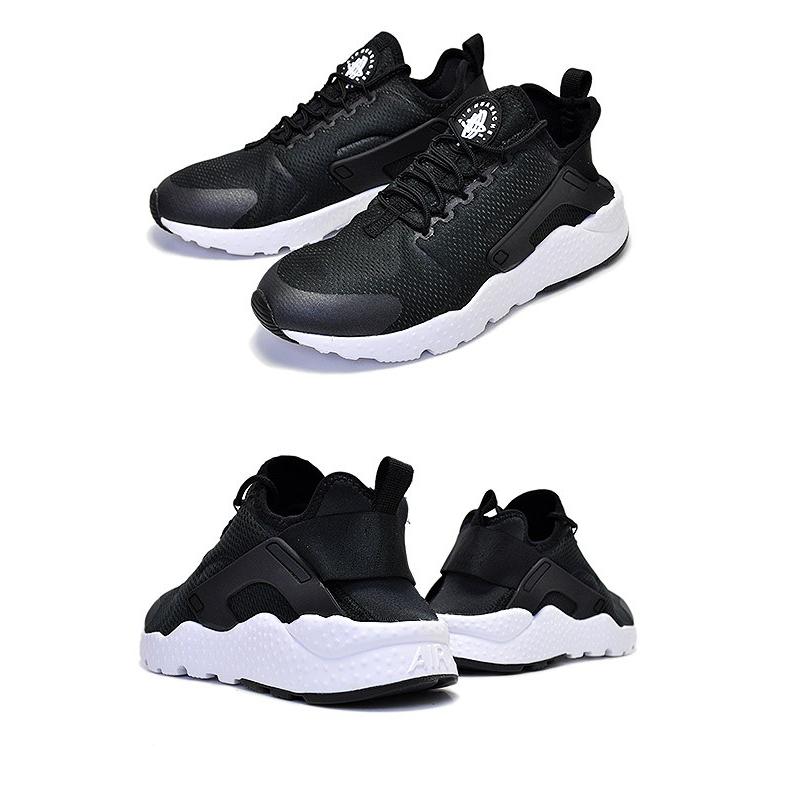 huarache ultra run black white