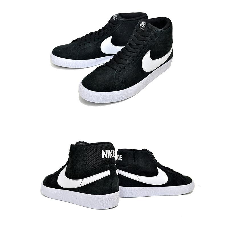 ナイキ エスビー ズームブレザー ミッド NIKE SB ZOOM BLAZER MID black/white-wht-wht 864349-002 スケートボード スニーカー ブラック ホワイト｜ltd-online｜03