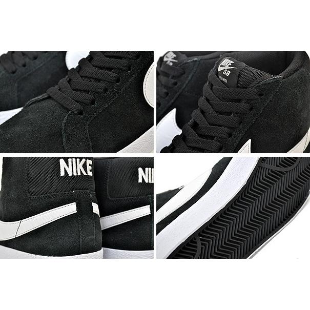 ナイキ エスビー ズームブレザー ミッド NIKE SB ZOOM BLAZER MID black/white-wht-wht 864349-002 スケートボード スニーカー ブラック ホワイト｜ltd-online｜04