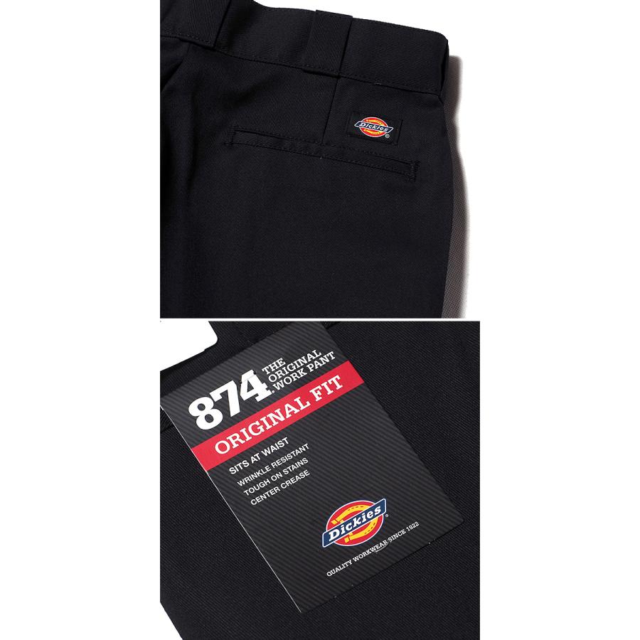 Dickies 874 Original Fit パンツ ブラック 874 Original Work Pants in Black | Dickies UK