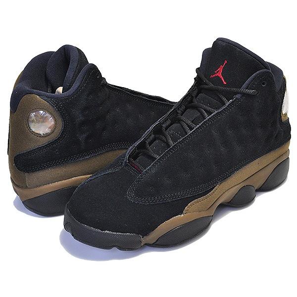 ナイキ エアジョーダン 13 レディース NIKE AIR JORDAN 13 RETRO BG black/gym red-light olive 884129-006 スニーカー AJXIII OLIVE オリーブ｜ltd-online｜02