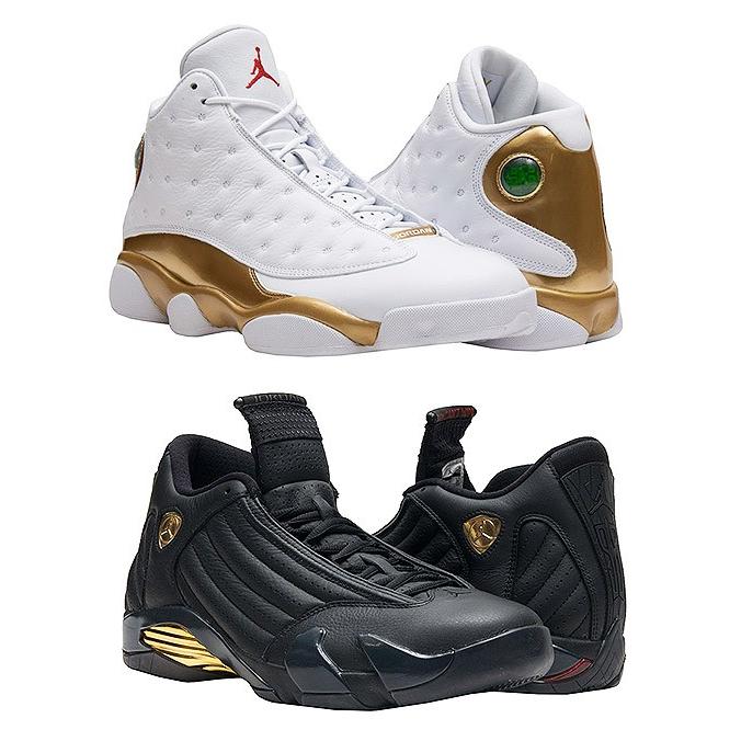 ナイキ ジョーダン ディフィニングモーメントパック NIKE JORDAN DMP PACK FINALS PACK AIR JORDAN 13 &  AIR JORDAN 14 DEFINING MOMENTS PACK 897563-900