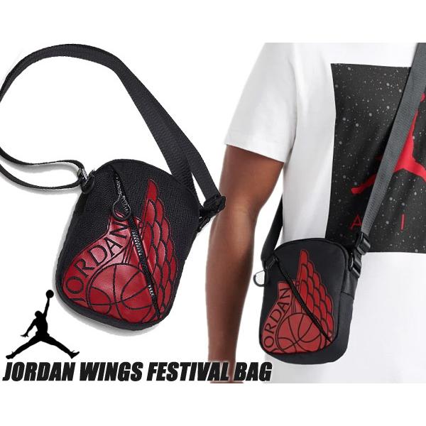 ナイキ ジョーダン ウイングス フェスティバル バッグ NIKE JORDAN WINGS FESTIVAL BAG black/red