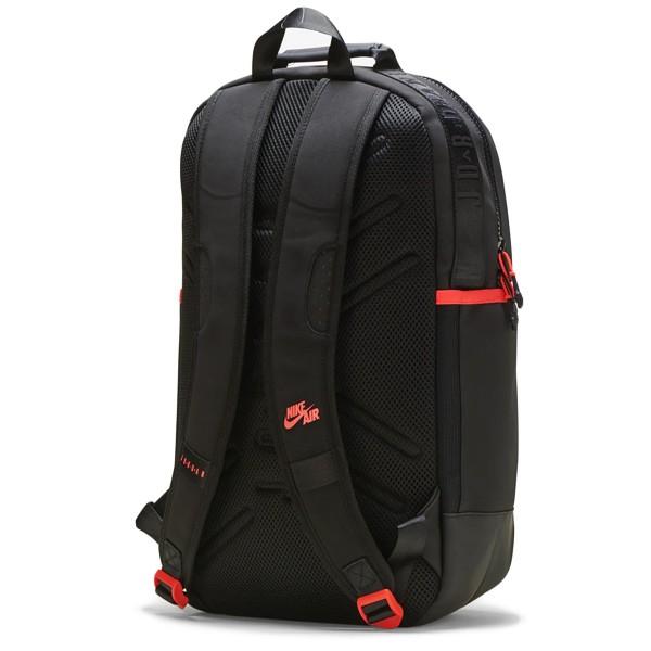 ナイキ ジョーダン 6 バックパック NIKE JORDAN RETRO 6 BACKPACK black/infrared 9a0259-kr6 リュック AJVI カバン バッグ PCスリーブ インフラレッド｜ltd-online｜03