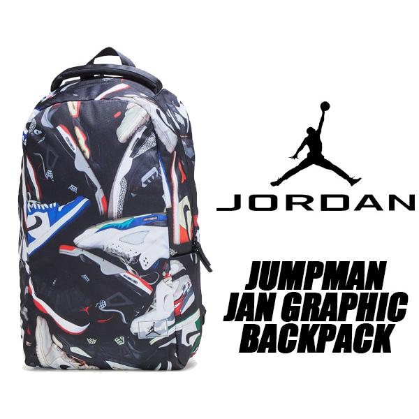 ナイキ ジョーダン ブランド グラフィック バックパック NIKE JORDAN BRAND GRAPHIC BACKPACK black