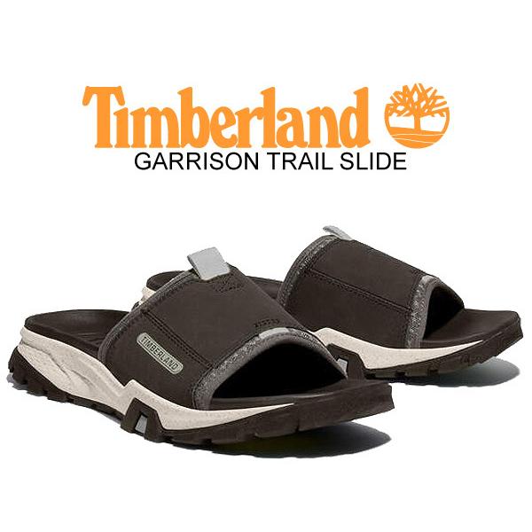 ティンバーランド ギャリソン トレイル スライド Timberland GARRISON TRAIL SLIDE BLACK LEATHER TB0A29NV015 コンフォートサンダル メンズ a29nv ブラック｜ltd-online